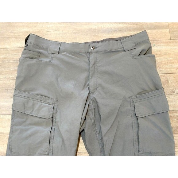 Duluth Trading Co Cargo Mens 46x30 Gray Flex Dry On The Fly Outdoor Pants - Picture 2 of 9